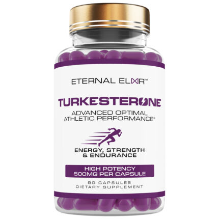 Turkesterone 500mg capsules bottle