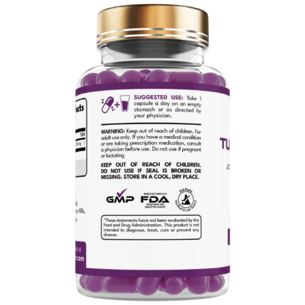 Turkesterone 500mg capsules bottle