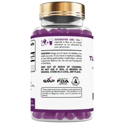 Turkesterone 500mg capsules bottle
