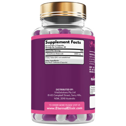 L Glutathione Pills 1000mg for Antioxidant Care