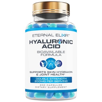 Hyaluronic Acid 200mg capsules for skin care