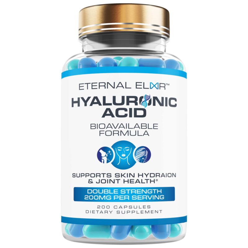 Hyaluronic Acid 200mg capsules for skin care
