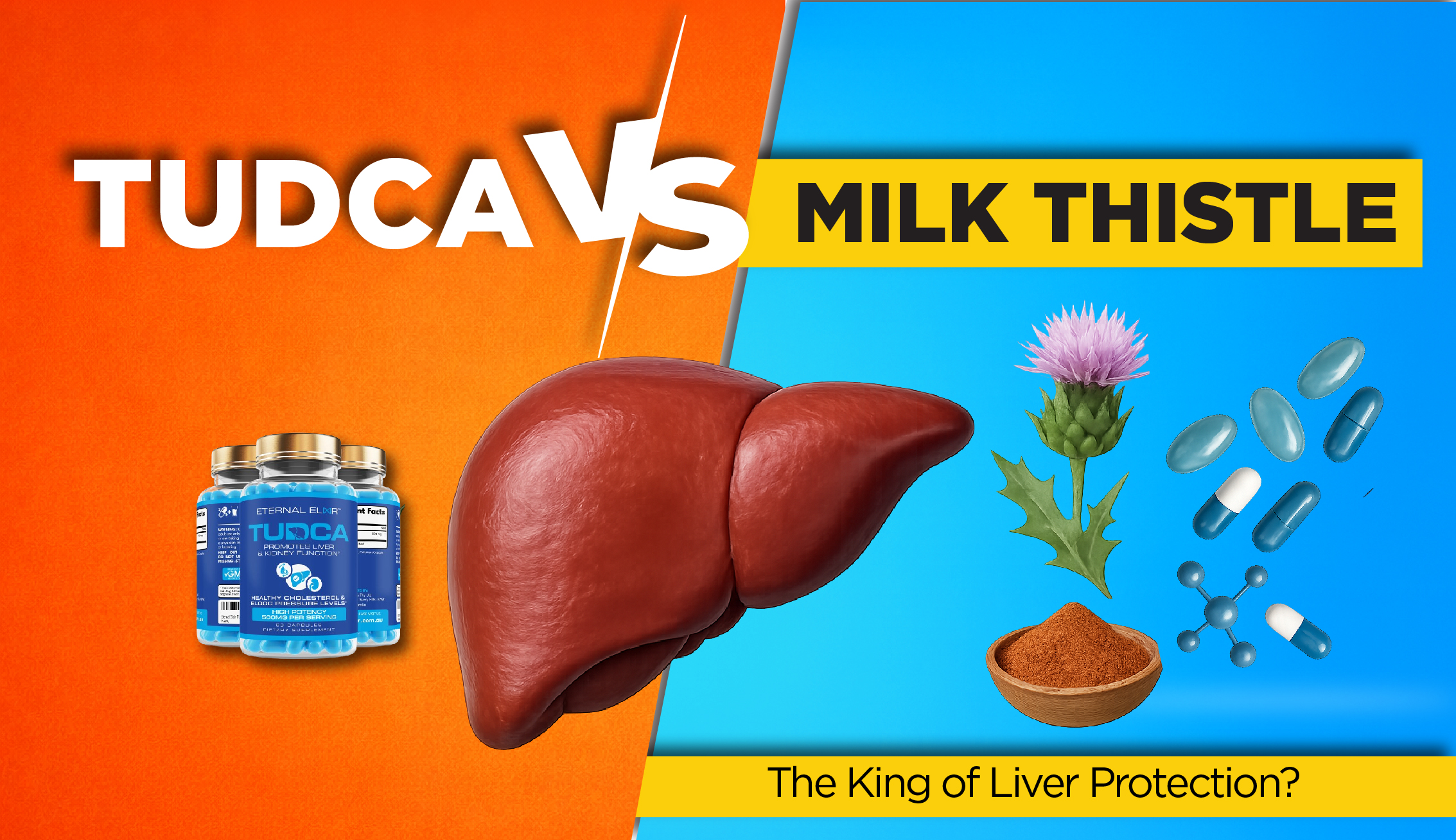 TUDCA vs. Milk Thistle: The King of Liver Protection?