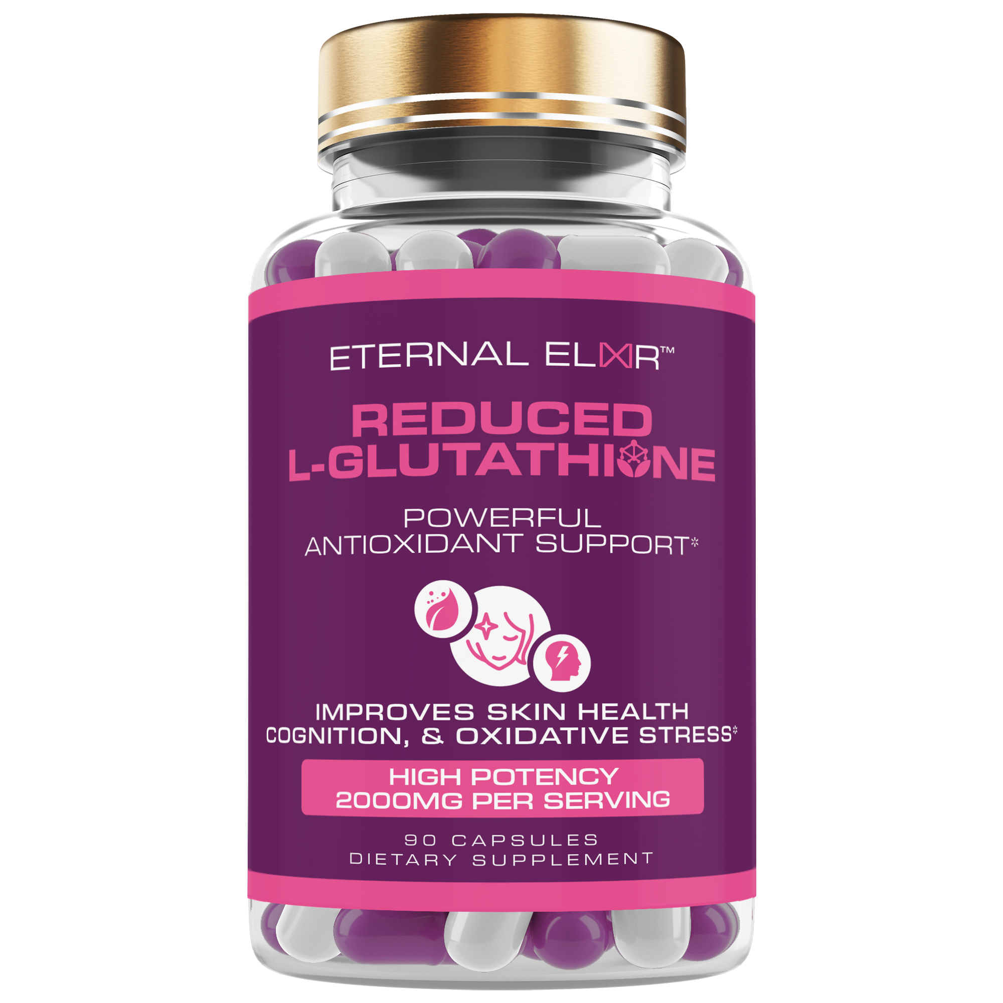 best glutathione supplement comparison 2026 - Eternal Elixir Reduced L-Glutathione 2000mg